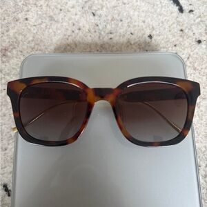 Sojos brown black gold tortoise sunglasses